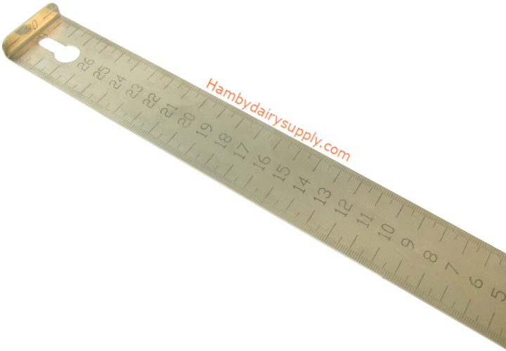 14 gallon - 50 Liter - Measuring Dip Stick for Milk Plan Cooling tank