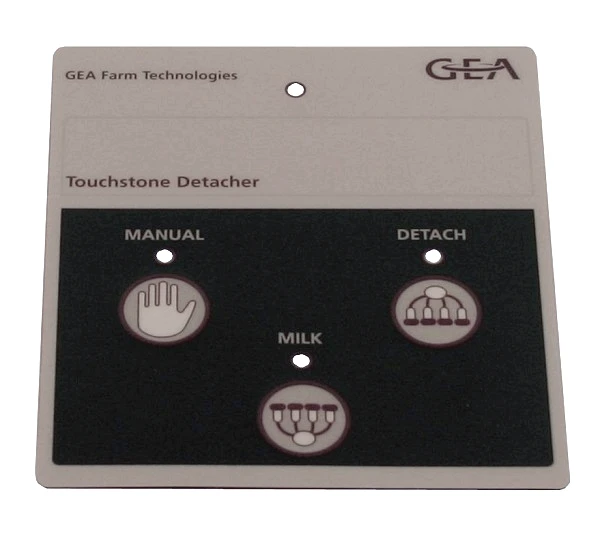 Decal Front cover Switch GEA Westfalia Touchstone detacher 7039-2780-070