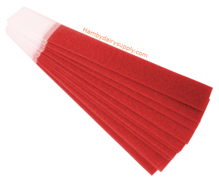 Red Leg Bands - Velcro Style