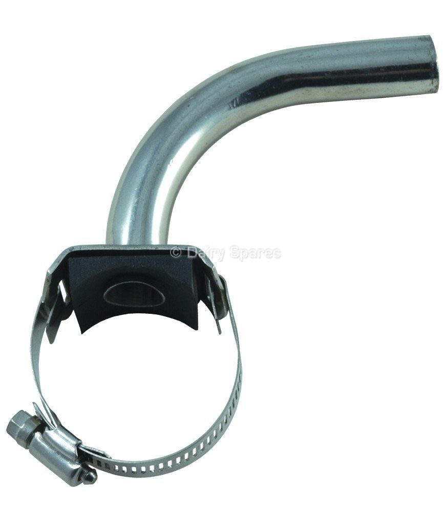 Stainless Steel Milk Line Entry Hose Clamp Type 90° Nipple – 77600