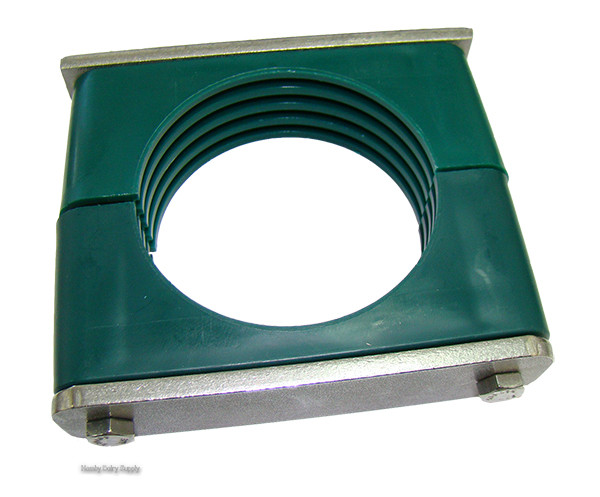Green Poly Rail Hanger for 3.0 inch stainless milk line 4999-1060-823