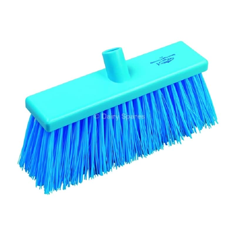 Salmon stiff polyester yard brush BR15