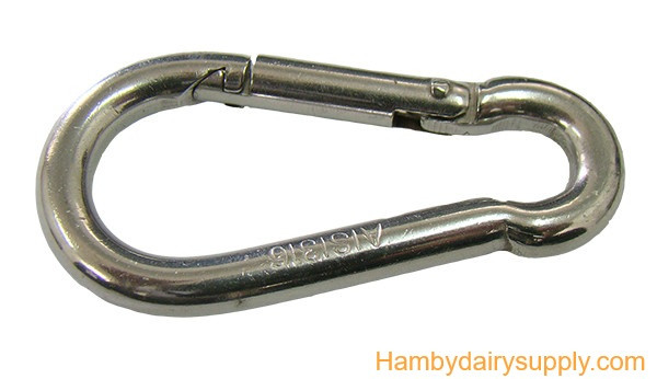 Large HD Snap stainless steel Carabiner style AISI 316