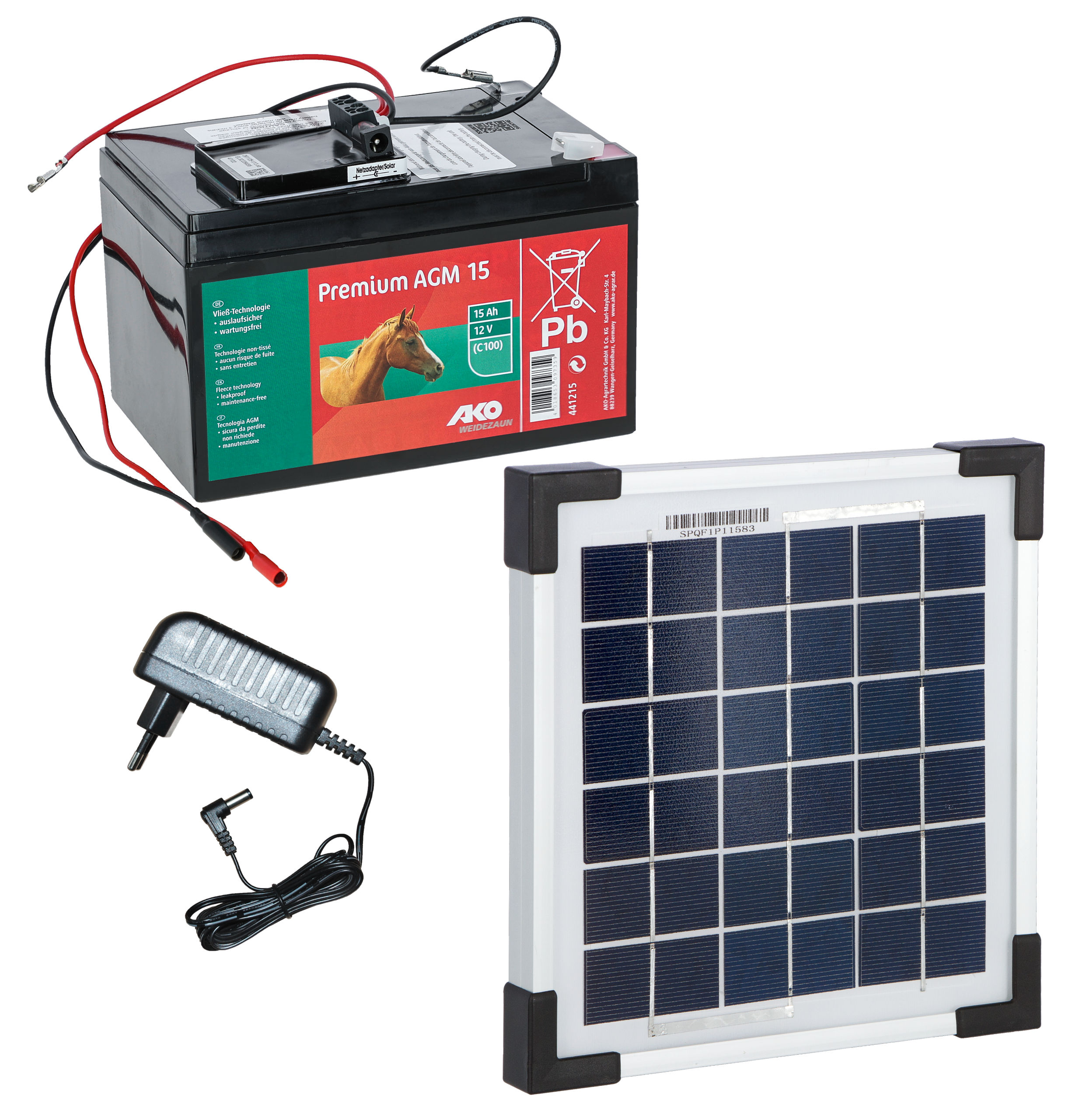 Solarset 5 Watt für Weidezaungeräte