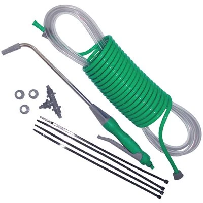 Teat Sprayer Drop Kit with Green longer extended Classic Lever Gun AJS1000