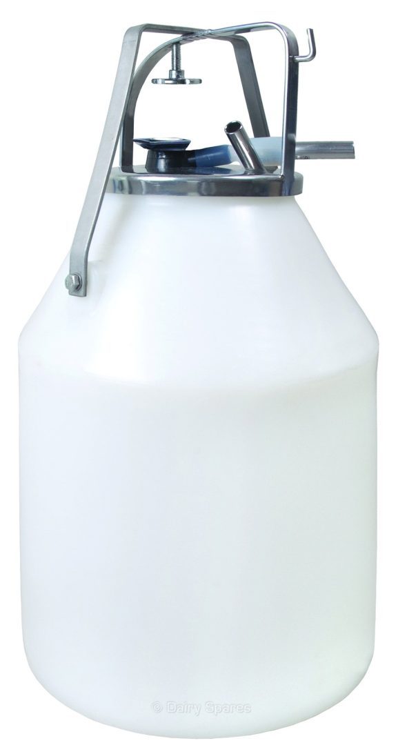 Greenoak Milk Bucket c/w Stainless Steel Lockable Lid (Needs Pulsator) – 78197