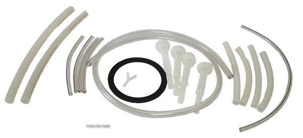 Spare Parts Kit for 2 Goat ITP Bucket Milkers with 0/300 liners & silicone milk hoses ITP 200