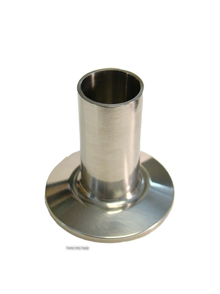 End Cap with Nipple 1.5 inch TriClamp x 3/4 Milk Hose