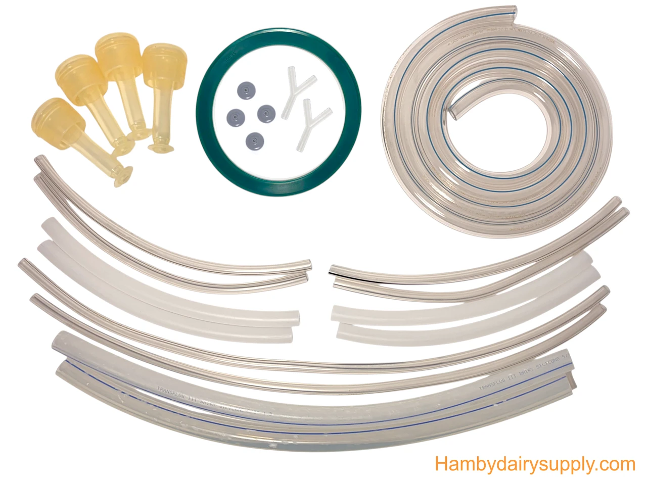 Spare Parts Kit for 2 Goat Top Flow Z Bucket Milkers - Full Size Goats 7036-1702-030