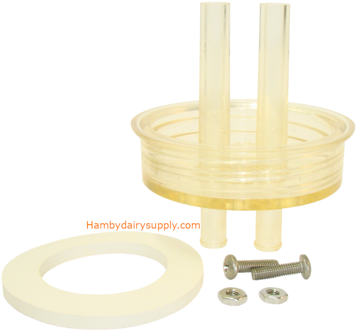 Lid Assembly with gasket for Detergent Jar - Sunset DEC & BouMatic washers 4999-1010-587