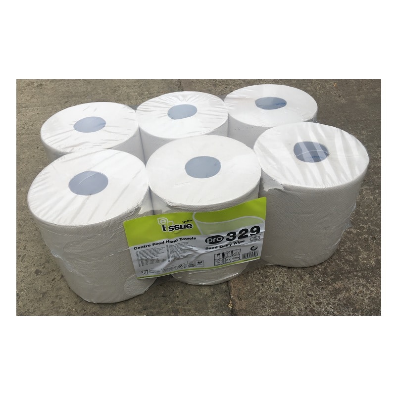 3 Ply Centrefeed Sand Paper Towel Wipes PRO329