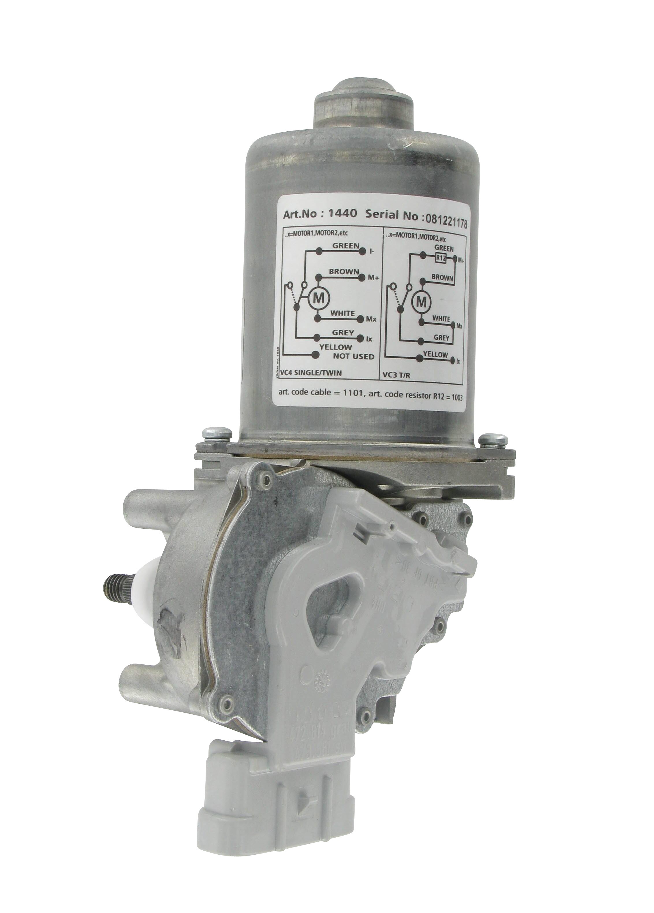 Dosiermotor mit Gruppenstecker