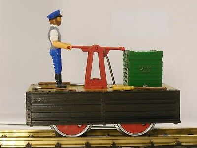 LGB Hand Cart with tool box Gandy Dancer Track Inspection Handcar