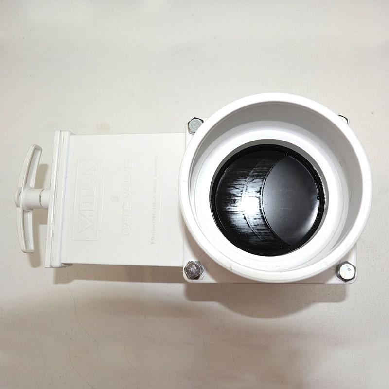GEA Westfalia Milfos 80mm pvc valterra sliding gate valve 8801-3255-944