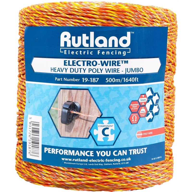 Rutland jumbo maxi electro-wire 500m 486187R