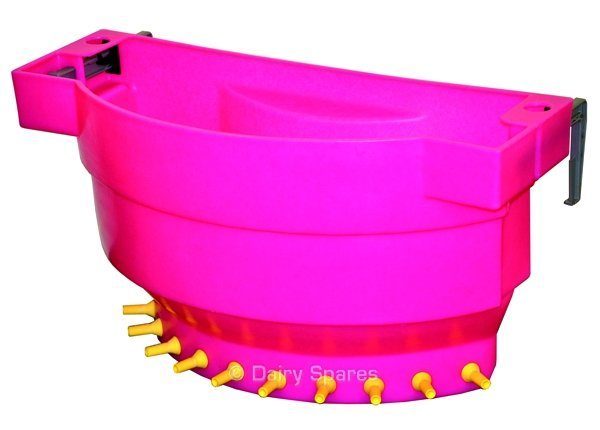 Milk Bar™ 10 Lamb/Kid Feeder c/w Ezi-Lock Hooks, Yellow Teats – MB17Y MB17Y