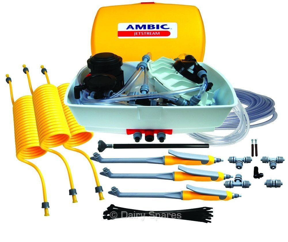 Ambic JetStream™ Teat Spray c/w AT502Y Guns Yellow – AJ150Y AJ150Y